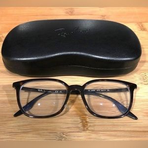 RAY BAN GLASSES AND CASE